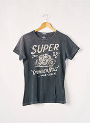 T-shirt gris SUPERDRY pour homme seconde vue