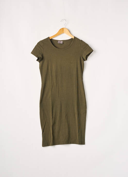 Robe mi-longue manches courtes manches courtes vert VERO MODA femme