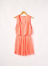 Robe courte sans manche sans manche orange ONLY femme