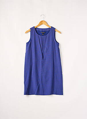 Robe courte sans manche sans manche bleu MANGO femme