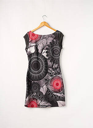 Robe courte manches courtes manches courtes gris DESIGUAL femme
