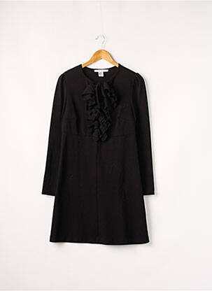 Robe courte manches longues manches longues noir MADEMOISELLE.R femme