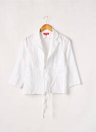Veste casual col tailleur blanc DERHY femme