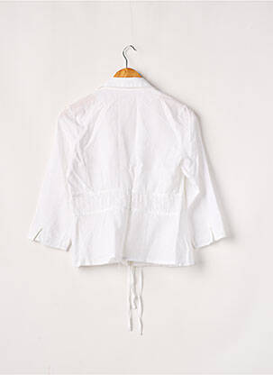 Veste casual col tailleur blanc DERHY femme