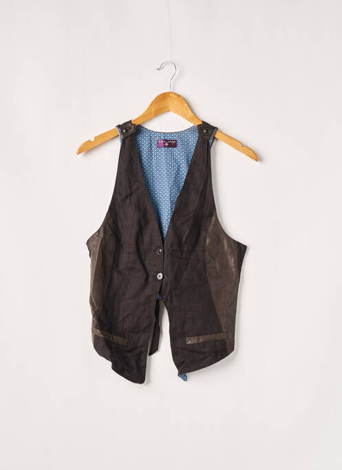 Gilet sans manche doublure marron ONE STEP femme