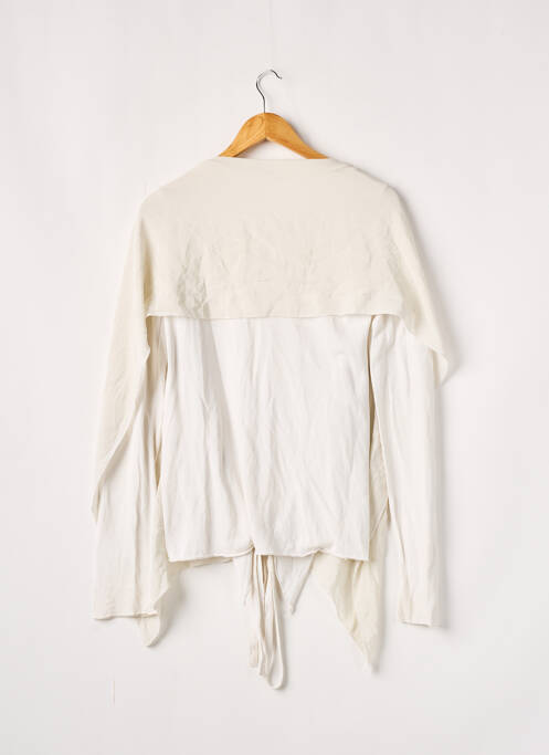 Gilet manches longues blanc KOSMIKA pour femme