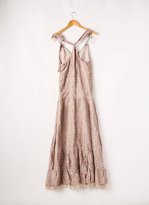 Robe longue gris R867 pour femme