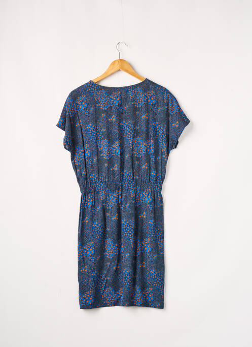 Robe mi-longue bleu CAMAIEU pour femme
