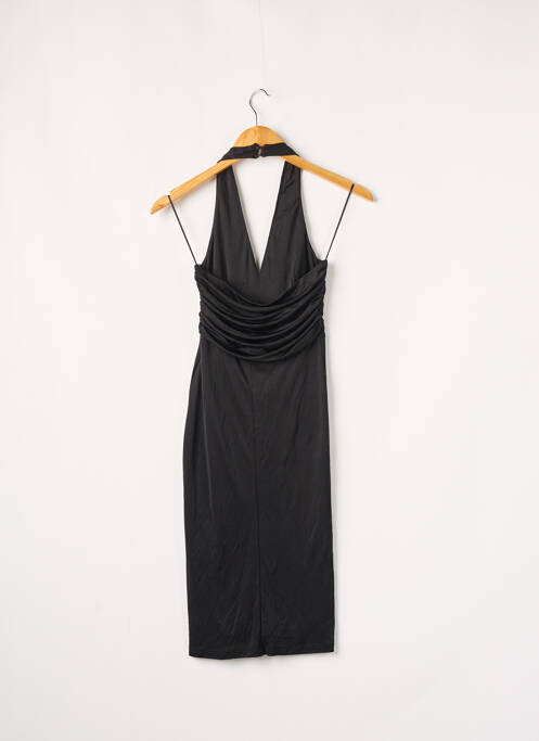 Robe mi-longue noir MANGO pour femme
