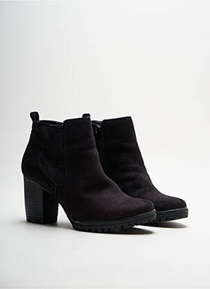 Bottines/Boots noir GRANDS BOULEVARDS pour femme