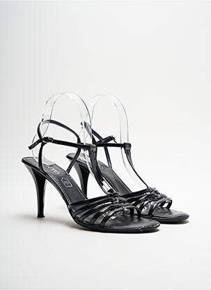 Sandales/Nu pieds noir TEXTO pour femme