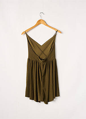 Combishort  sans manche vert ZARA femme