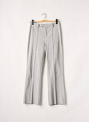 Pantalon droit gris BERSHKA pour femme
