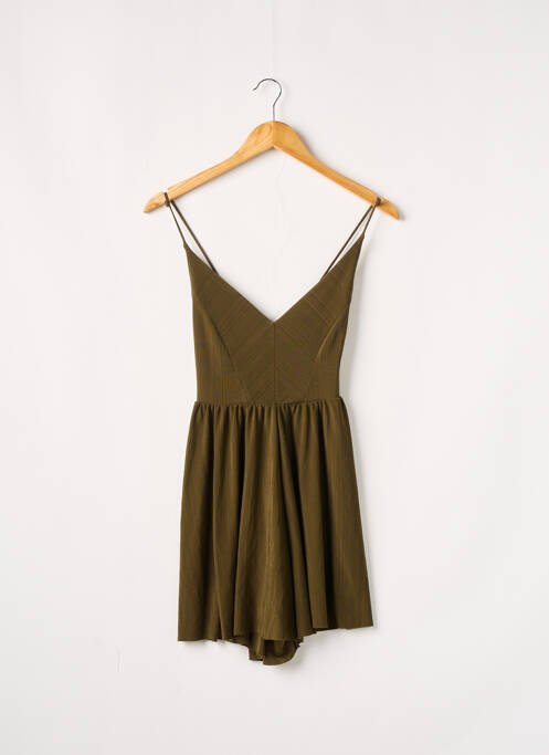 Combishort  sans manche vert ZARA femme