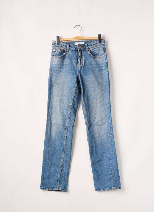 Jeans coupe slim slim taille normale bleu MANGO femme