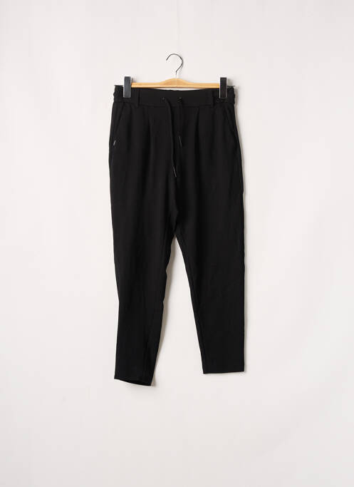 Pantalon chino tissage popeline taille normale noir ONLY femme