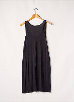 Robe mi-longue coupe fluide sans manche bleu MISS CAPTAIN femme