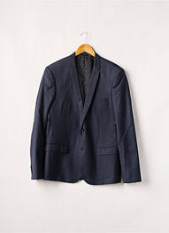 Veste chic poches bleu IZAC homme