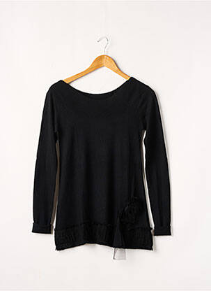 Top stretch manches longues noir TWINSET femme