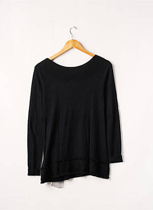 Top stretch manches longues noir TWINSET femme