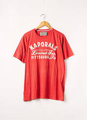 T-shirt rouge KAPORAL pour homme seconde vue