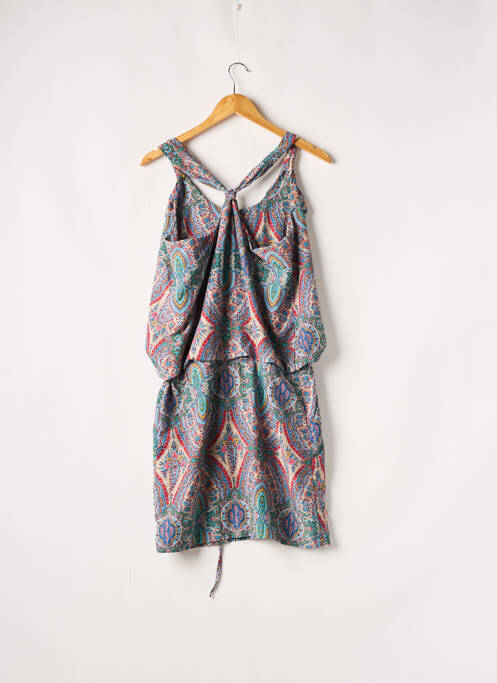 Robe mi-longue bleu OPULLENCE pour femme