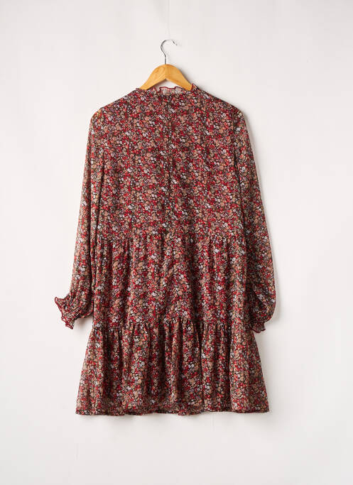 Robe mi-longue rouge ONLY pour femme