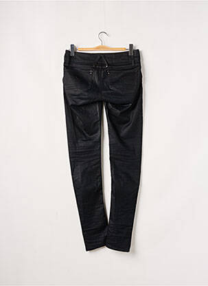 Pantalon slim fermeture zippée sous rabat boutonné taille normale noir G STAR homme