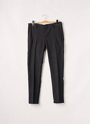 Pantalon slim taille normale taille normale noir REIKO femme