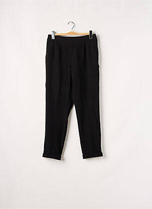 Pantalon chino broderie galons latéraux taille normale noir CACHE CACHE femme