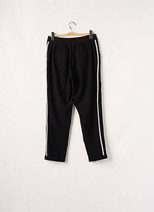 Pantalon chino broderie galons latéraux taille normale noir CACHE CACHE femme