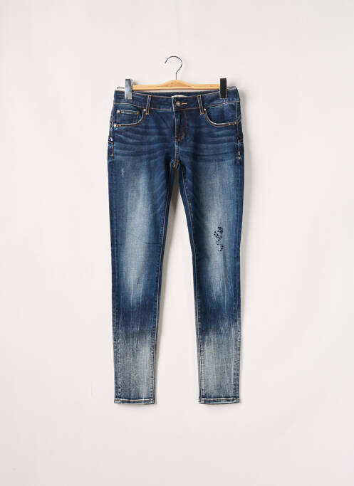 Jeans coupe slim slim taille normale bleu FRACOMINA femme