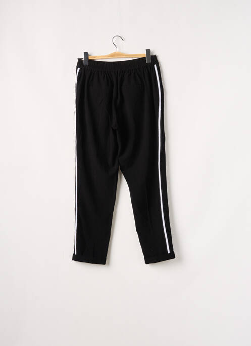 Pantalon chino broderie galons latéraux taille normale noir CACHE CACHE femme