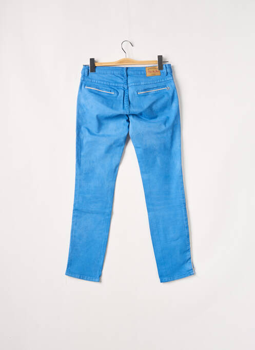Pantalon slim bleu PLACE DU JOUR pour femme
