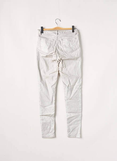 Pantalon slim gris MONDAY pour femme