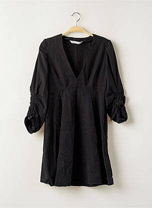 Robe courte manches 3/4 manches 3/4 gris ZARA femme