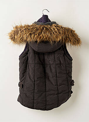 Doudoune poches sans capuche gris SUPERDRY femme