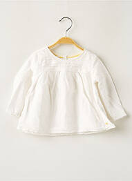 Blouse manches longues manches longues blanc MARESE fille