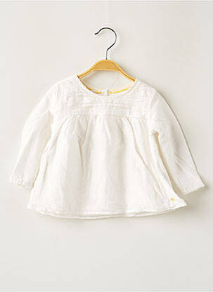 Blouse manches longues manches longues blanc MARESE fille
