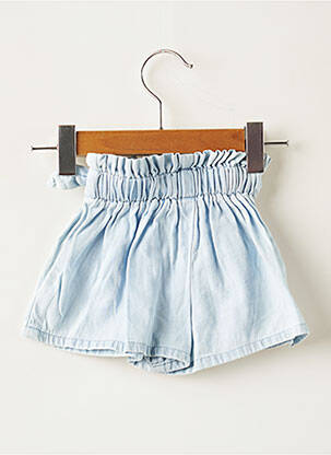 Short taille normale taille élastique bleu KIABI fille