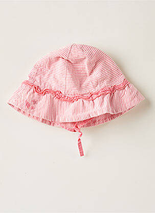 Chapeau fermeture liens à nouer rose SERGENT MAJOR fille