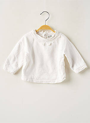 Sweat-shirt blanc KIABI pour fille