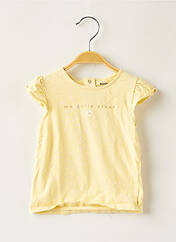 T-shirt jaune KIABI pour fille seconde vue