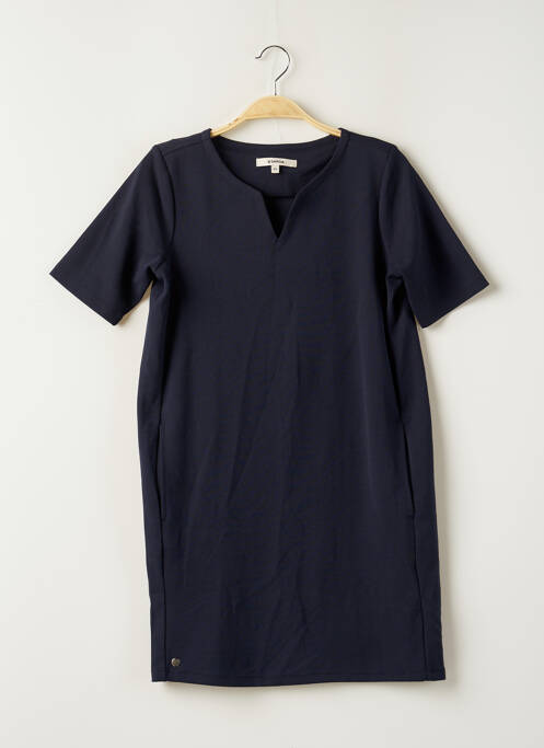 Robe courte manches courtes manches courtes bleu GARCIA femme