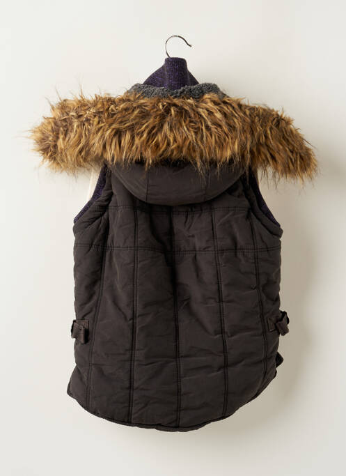 Doudoune poches sans capuche gris SUPERDRY femme