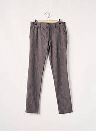 Pantalon chino tissage popeline gris TEDDY SMITH femme