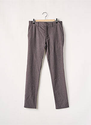 Pantalon chino tissage popeline gris TEDDY SMITH femme
