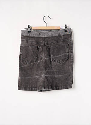 Jupe courte poches gris YAYA femme
