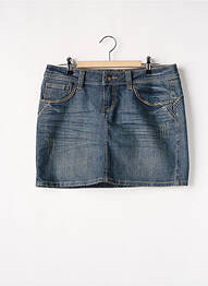 Jupe courte poches bleu MORGAN femme