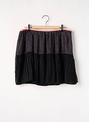 Jupe courte taille élastique noir SEE U SOON femme
